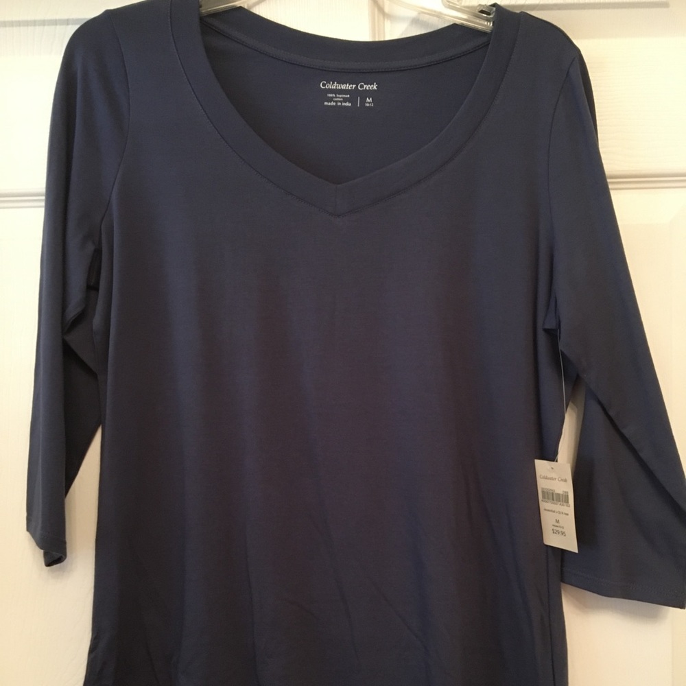 COLDWATER CREEK TEE NWT